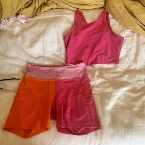 Outdoor Voices colorblock set